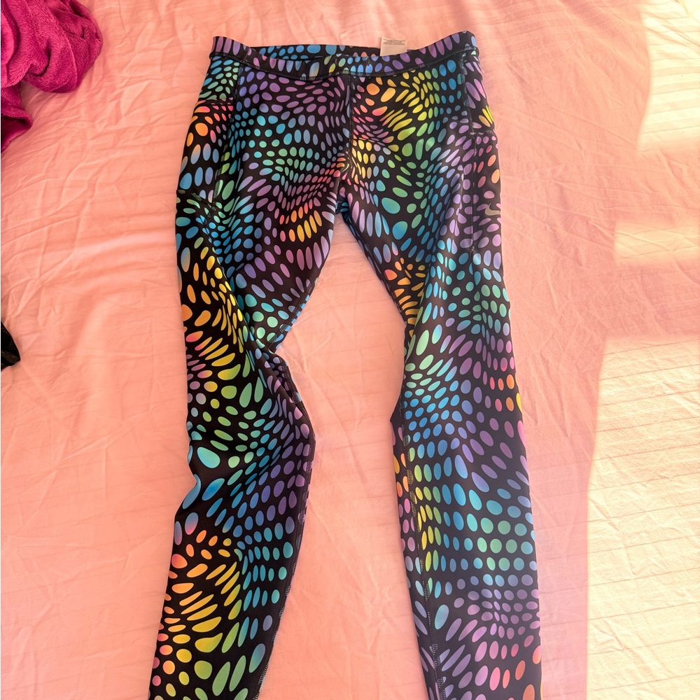 Colorful Nike Women's leggings XL (14-16)